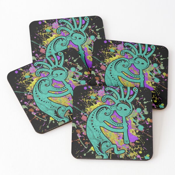 Item preview, Native Americans Kokopelli - Colorfully Splashes 2 designed and sold by EDDArt.