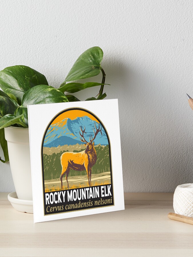 Elk　Art　Rocky　Board　KrisSidDesigns　Mountain　for　Emblem