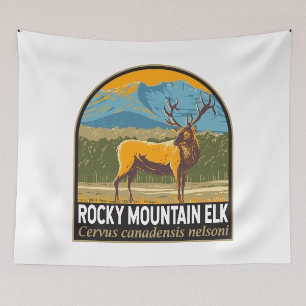 Item preview, Rocky Mountain Elk Emblem designed and sold by KrisSidDesigns.