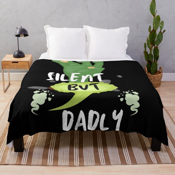 Item preview, Silent But Dadly, Zombie Dad designed and sold by SolSel ⭐⭐⭐⭐⭐.