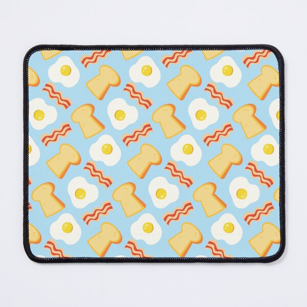Item preview, Eggs Bacon Toast Breakfast Pattern designed and sold by cedricstudio.