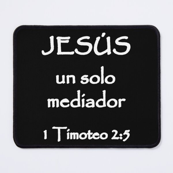 Item preview, 1 Timothy 2:5 Jesus Only Mediator Spanish Bible Verse designed and sold by NombresDeJesus.