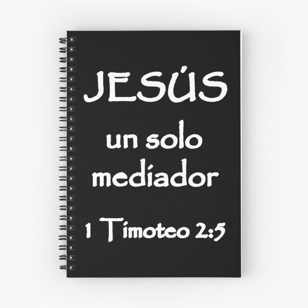Item preview, 1 Timothy 2:5 Jesus Only Mediator Spanish Bible Verse designed and sold by NombresDeJesus.