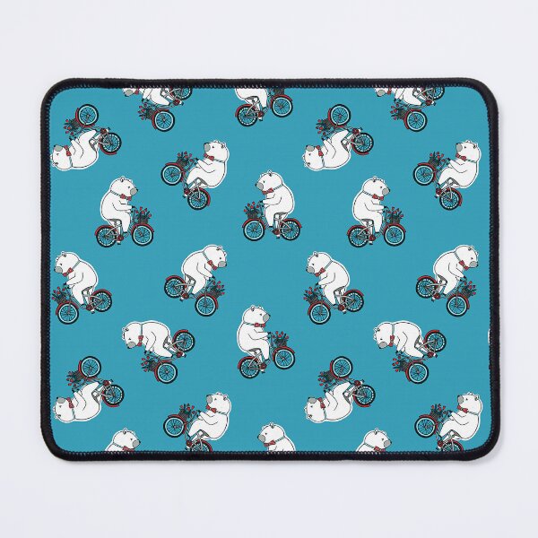 Item preview, Polar bear on bicycle designed and sold by OtterFactory.