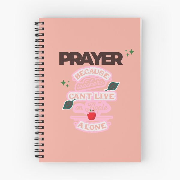 Item preview, Prayer, Because Teachers Can't Live on Apple Alone - Peach and Brown designed and sold by TheReporter1.
