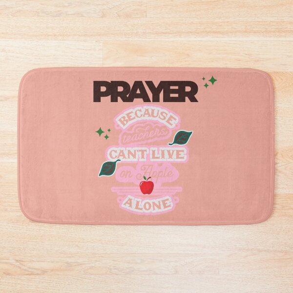 Item preview, Prayer, Because Teachers Can't Live on Apple Alone - Peach and Brown designed and sold by TheReporter1.