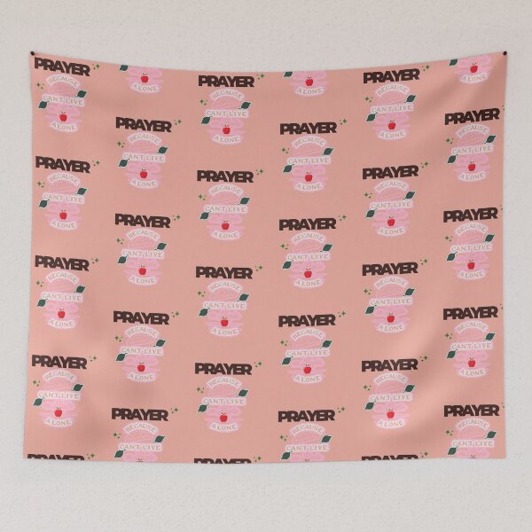 Item preview, Prayer, Because Teachers Can't Live on Apple Alone - Peach and Brown designed and sold by TheReporter1.