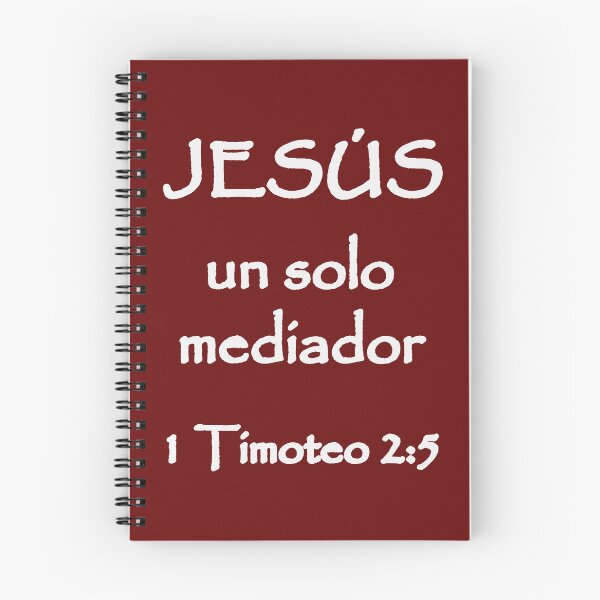 Item preview, 1 Timothy 2:5 Jesus Only Mediator Spanish Bible Verse designed and sold by NombresDeJesus.