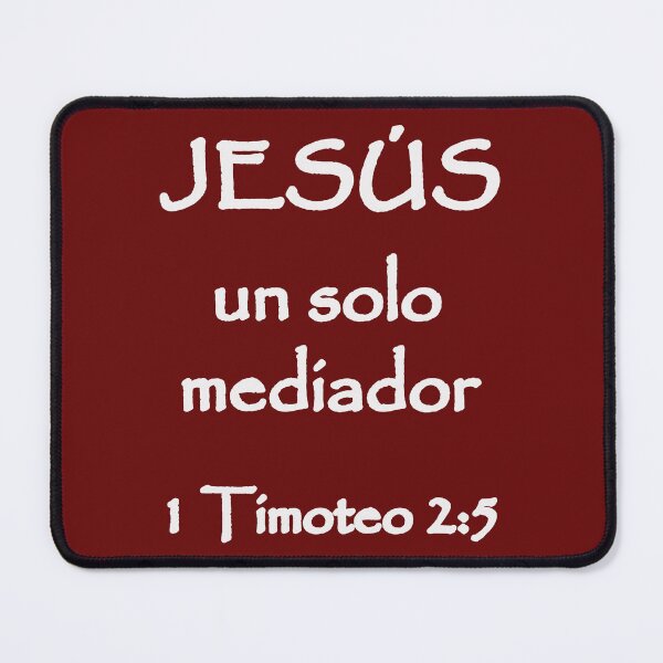 Item preview, 1 Timothy 2:5 Jesus Only Mediator Spanish Bible Verse designed and sold by NombresDeJesus.