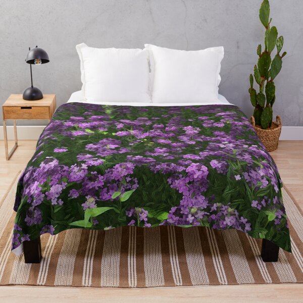 Item preview, Dark Illustration of Wild Prairie Lilacs designed and sold by SunshineWalker.