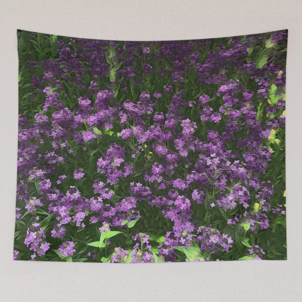 Item preview, Dark Illustration of Wild Prairie Lilacs  designed and sold by SunshineWalker.