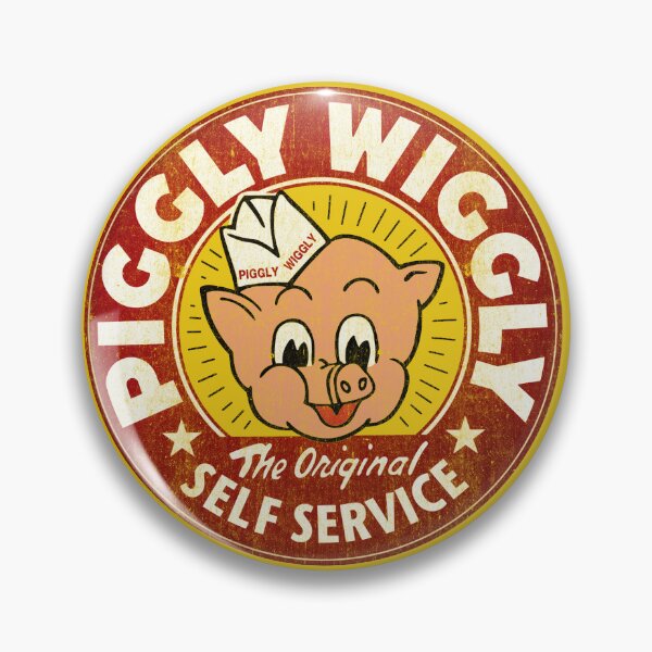 Item preview, Piggly Wiggly Self Service Worn designed and sold by Alema Art.