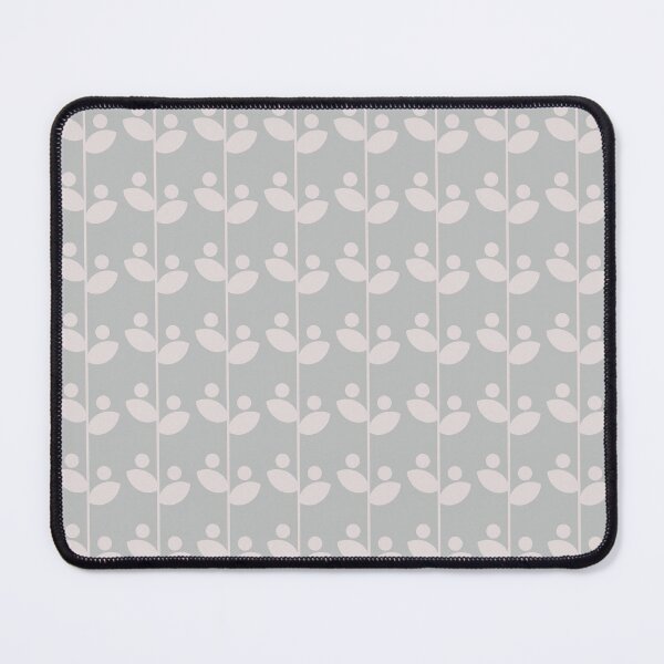 Item preview, Cute Minimalist Retro Leaves Pattern, Mid Century Modern Leaves Grayish Blue designed and sold by scorpiolane.