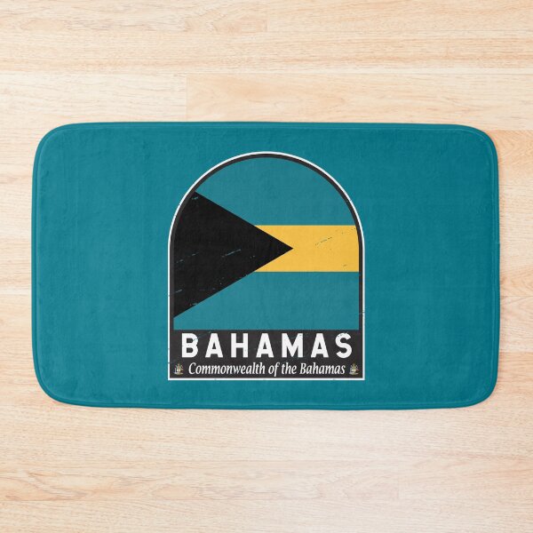 Item preview, The Bahamas Flag Emblem Distressed Vintage designed and sold by KrisSidDesigns.