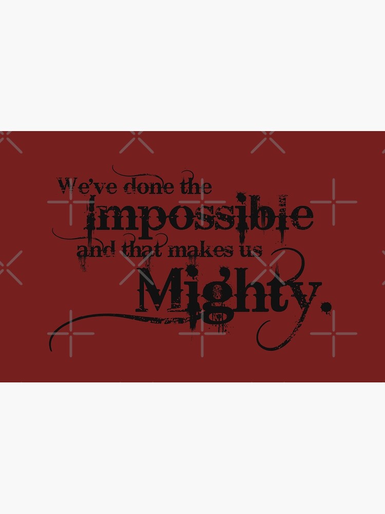 Thumbnail 2 of 2, Laptop Sleeve, We've done the Impossible and that makes us Mighty. designed and sold by carriepotter.