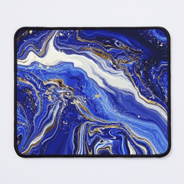 Item preview, Navy blue and gold marble designed and sold by OtterFactory.