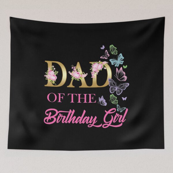 Item preview, Dad One 1st First Birthday Matching Family Butterfly Floral designed and sold by PameGraha.