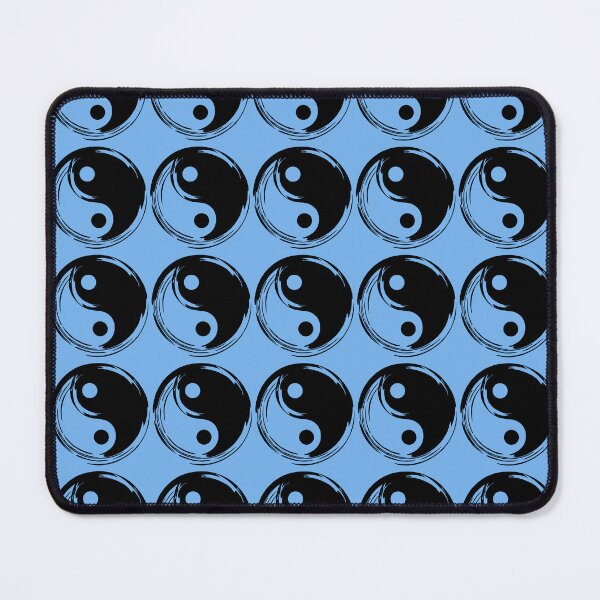 Item preview, Ying Yang Pattern on Blue designed and sold by Nola Lee Kelsey.
