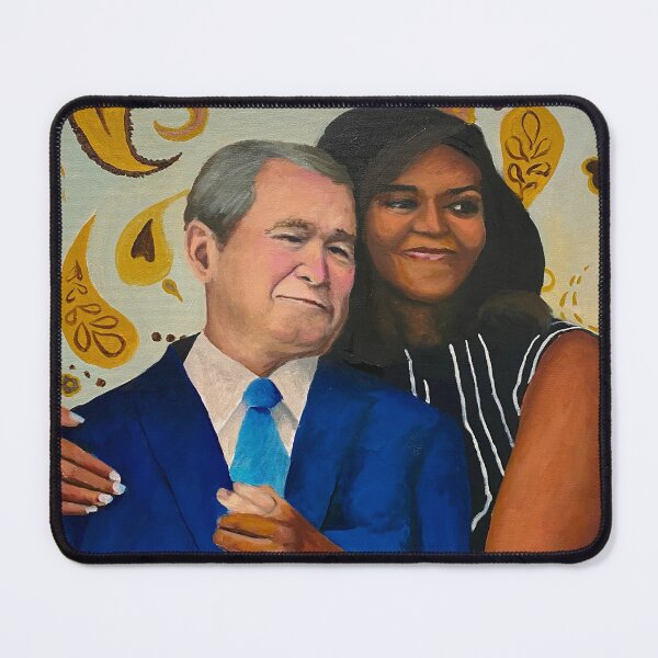 Item preview, george and michelle sharing a warm embrace designed and sold by Aaron Scarbrough.