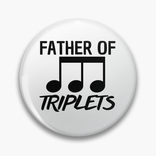 Item preview, Father of Triplets Funny Music designed and sold by Printshac.