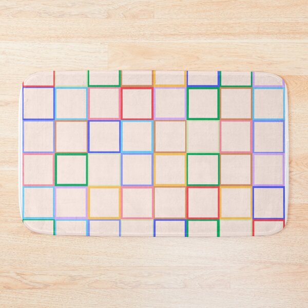 Item preview, 70s retro squared pattern  designed and sold by Thalia Roman.