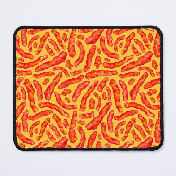 Item preview, Flamin' Hot Cheese Puff Pattern - Yellow designed and sold by Kelly  Gilleran.