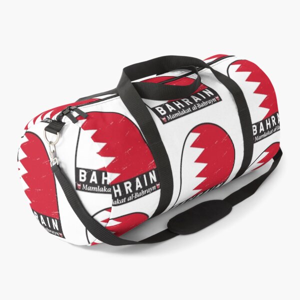 Item preview, Bahrain Flag Emblem Distressed Vintage designed and sold by KrisSidDesigns.