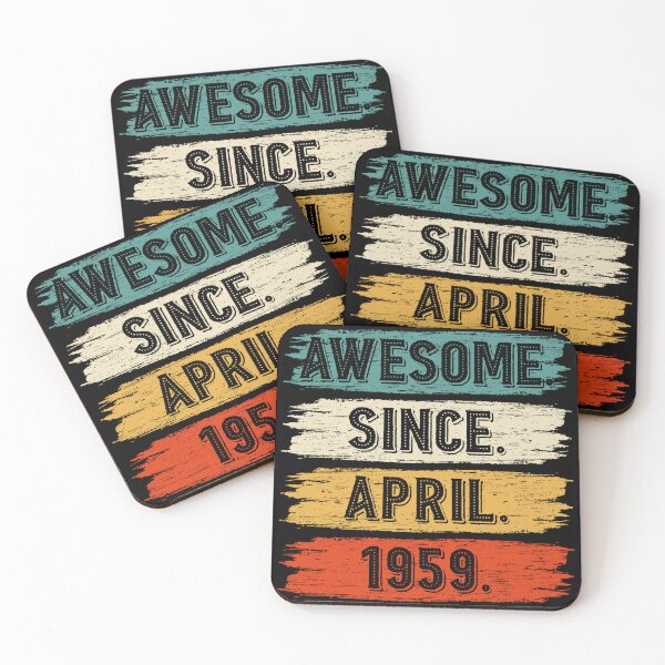 Item preview, 63 Years Old Gifts Awesome Since April 1959 63rd Birthday designed and sold by MoHaCo.