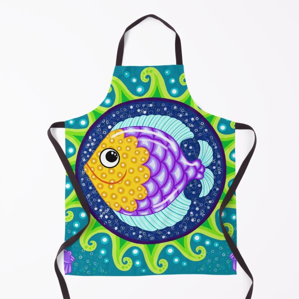 Item preview, Funny Little Fish Mandala designed and sold by Soozie Wray.