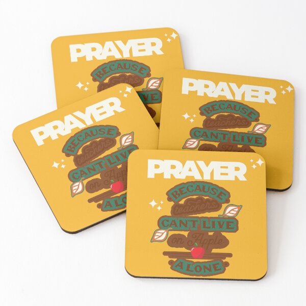 Item preview, Prayer, Because Teachers Can't Live on Apple Alone - Yellow and White designed and sold by TheReporter1.