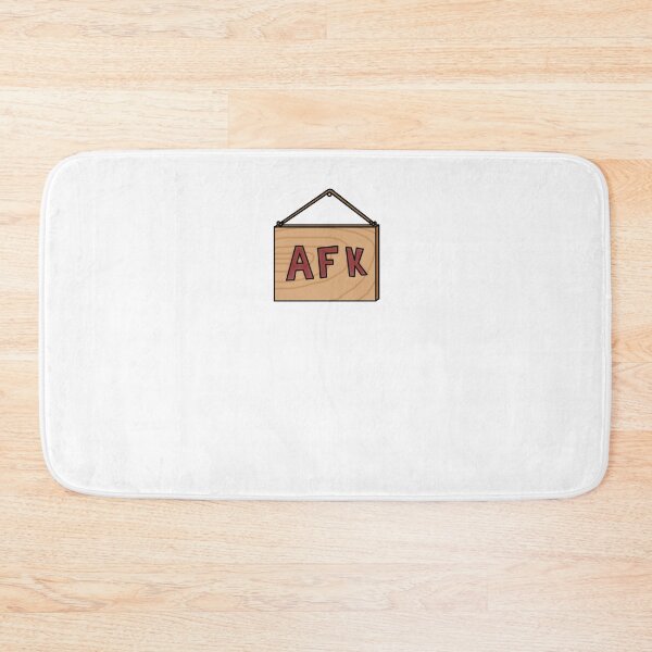 Item preview, AFK Wooden Sign designed and sold by Comfort-Station.