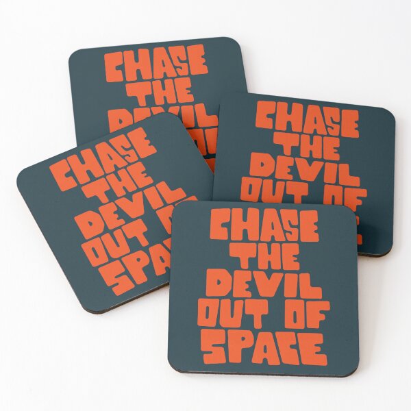 Item preview, Chase the devil out of space, dub reggae anthem, typography designed and sold by Boogosh.