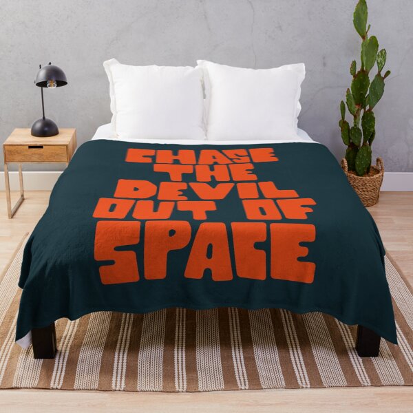 Item preview, Chase the devil out of space, dub reggae anthem, typography designed and sold by Boogosh.