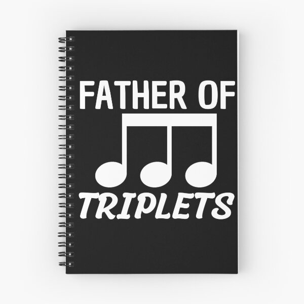 Item preview, Father of Triplets Funny Music (Black) designed and sold by Printshac.