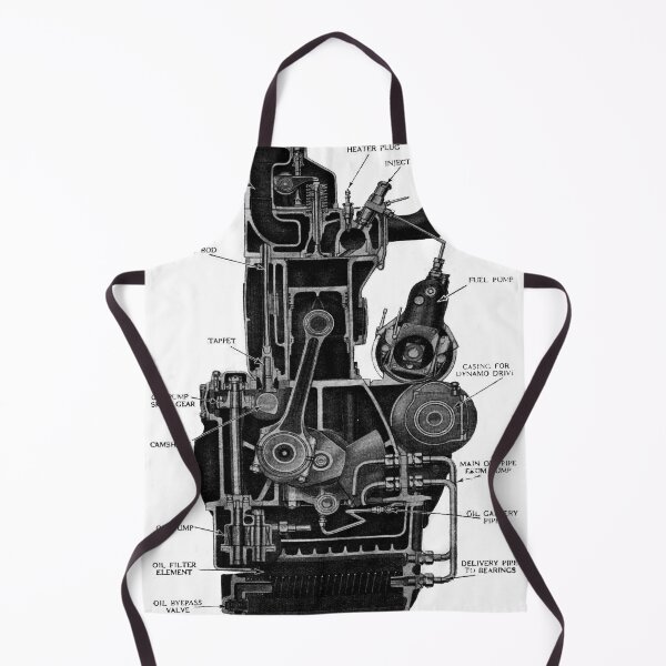 Item preview, engine block cross section,mechanics oil engine blockhead designed and sold by richandpure.