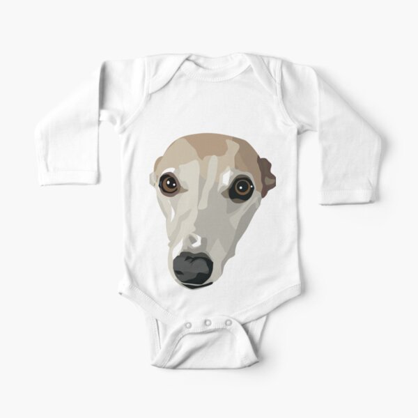 Fawn Whippet Long Sleeve Baby One-Piece