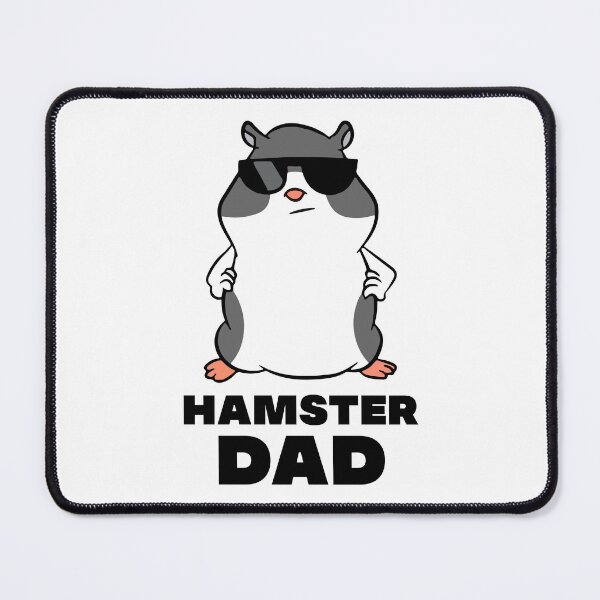 Item preview, Genial papá hámster gris designed and sold by FerrenSmall.