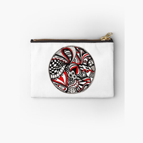 Item preview, Black and Red Ink Medallion Illustration designed and sold by Harriet Linton.