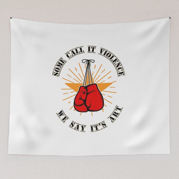 Item preview, Some call it violence we say it's art ,boxing tshirt ,funny ,box lover designed and sold by illustramanshop.