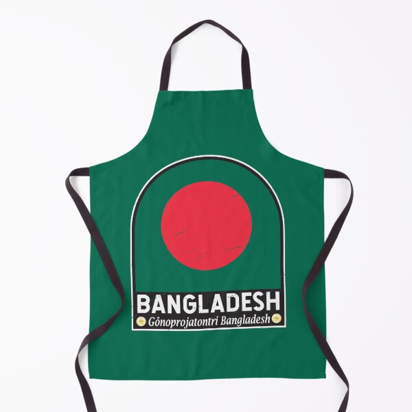 Artikelvorschau, Bangladesch-Flaggen-Emblem im Used-Look entworfen und verkauft von KrisSidDesigns.