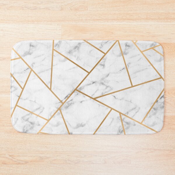 Item preview, White Marble and Gold Geo designed and sold by Blue-Banana.