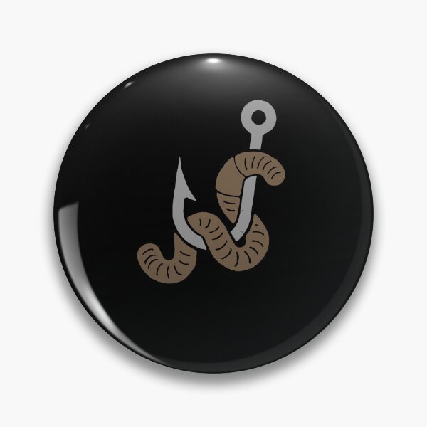 Item preview, A Worm On Fishing Hooks designed and sold by BeanxMax.