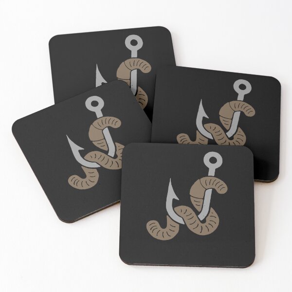 Item preview, A Worm On Fishing Hooks designed and sold by BeanxMax.