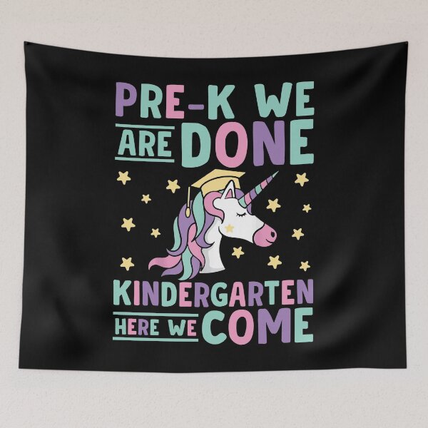 Item preview, Pre-K We Are Done Kindergarten Here We Come Shirt, Kindergarten Shirt, Pre-K Graduation Shirt, 1st Grade Shirt, Preschool Graduation Shirt designed and sold by aymob.