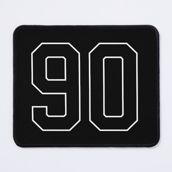 Item preview, Black Number 90 lucky sports jersey ninety designed and sold by HeavyStyle.