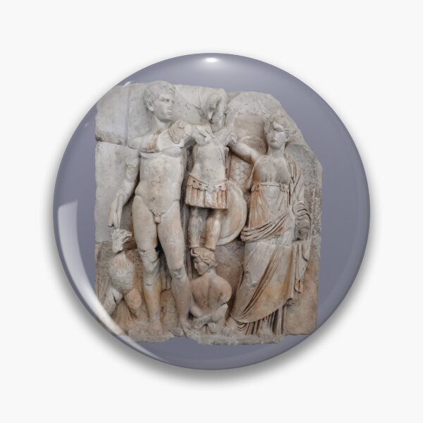 Item preview, Augustus and Victory Sebastion Relief Classical Art Cut Out designed and sold by taiche.