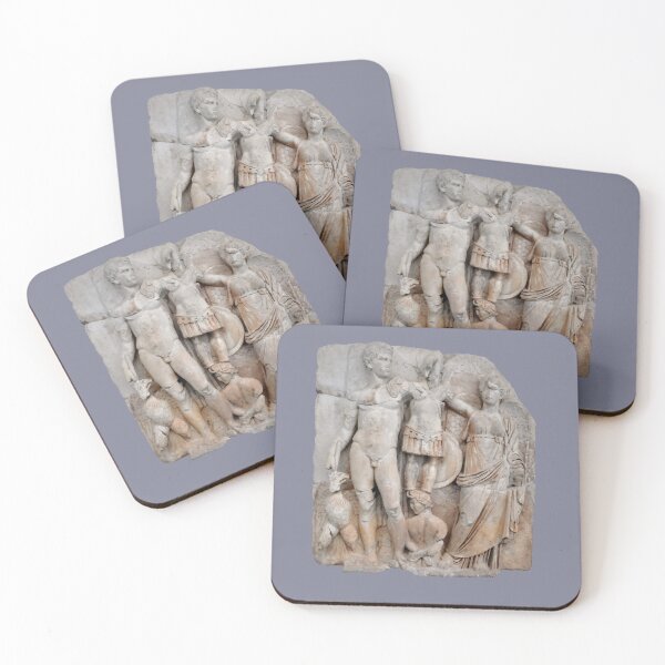Item preview, Augustus and Victory Sebastion Relief Classical Art Cut Out designed and sold by taiche.