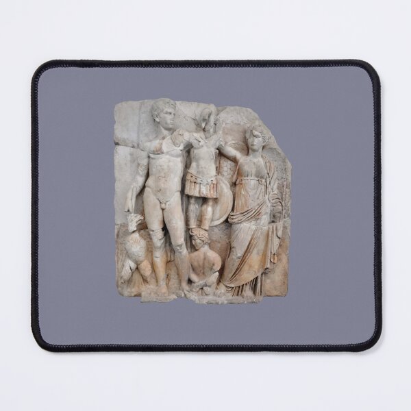 Item preview, Augustus and Victory Sebastion Relief Classical Art Cut Out designed and sold by taiche.