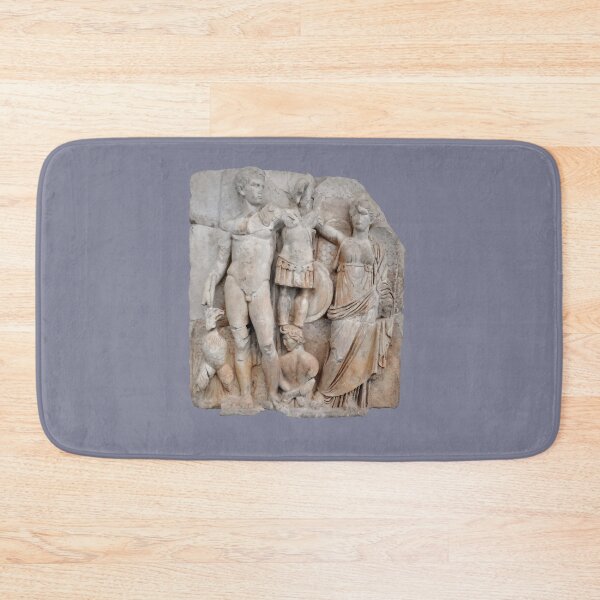 Item preview, Augustus and Victory Sebastion Relief Classical Art Cut Out designed and sold by taiche.
