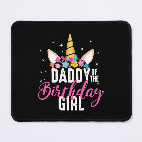 Item preview, Daddy Of The Birthday Girl Father Gift Unicorn Birthday designed and sold by PameGraha.